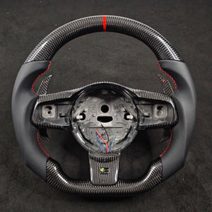 2014-2027+ Jaguar F-Type F-Pace Custom Carbon Fiber Steering Wheel - AutoLEDTech.com