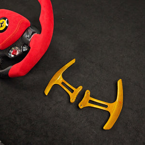 Ferrari 458 488 F12 Custom Carbon Fiber LED Steering Wheel - AutoLEDTech.com