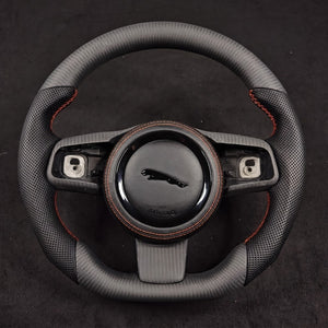 2014-2027+ Jaguar F-Type F-Pace Custom Carbon Fiber Steering Wheel