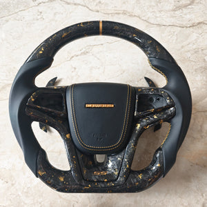 2012-2015 Chevrolet Camaro Custom Carbon Fiber Steering Wheel - AutoLEDTech.com