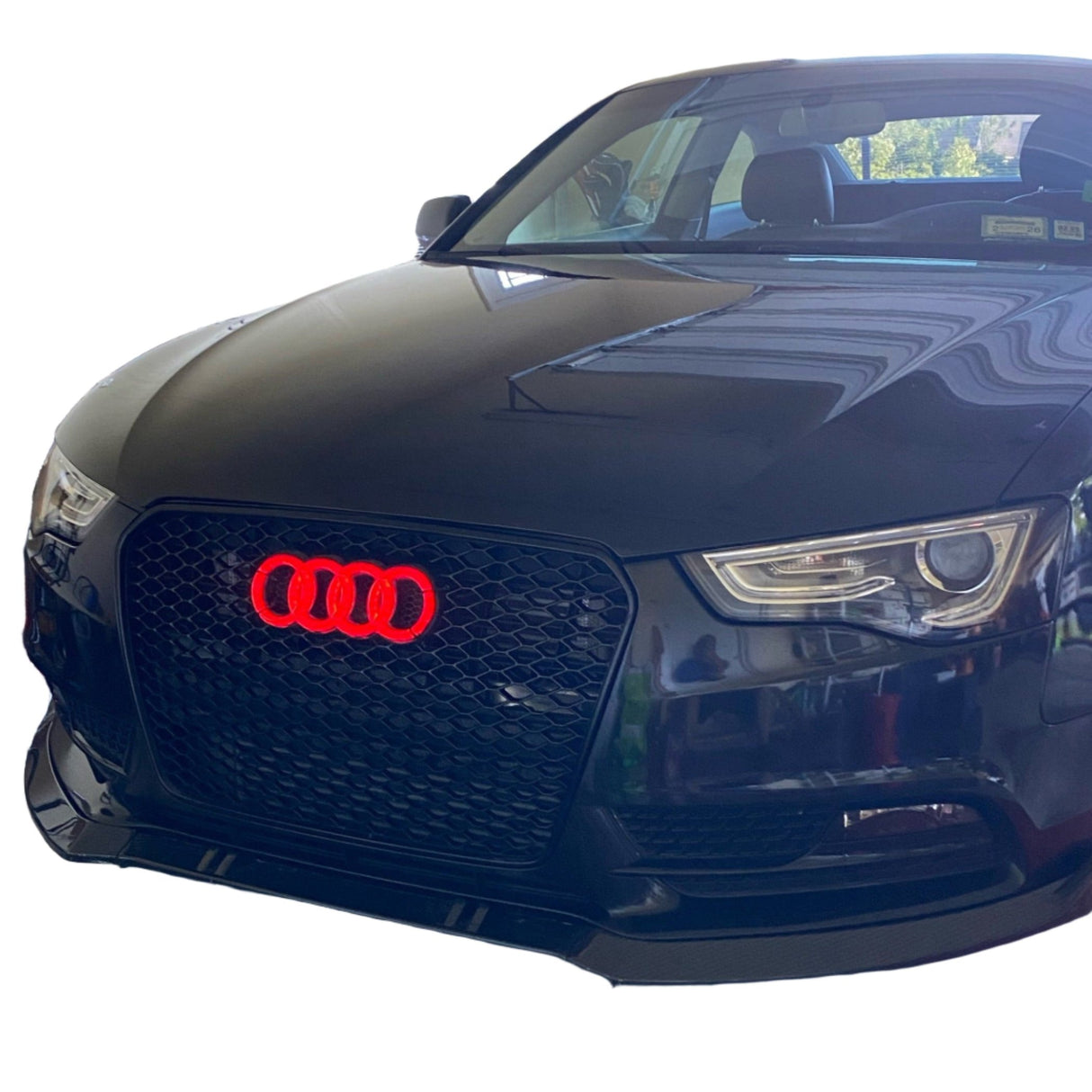 Illuminated Audi RGBW Flow Series LED Emblem Logo Badge