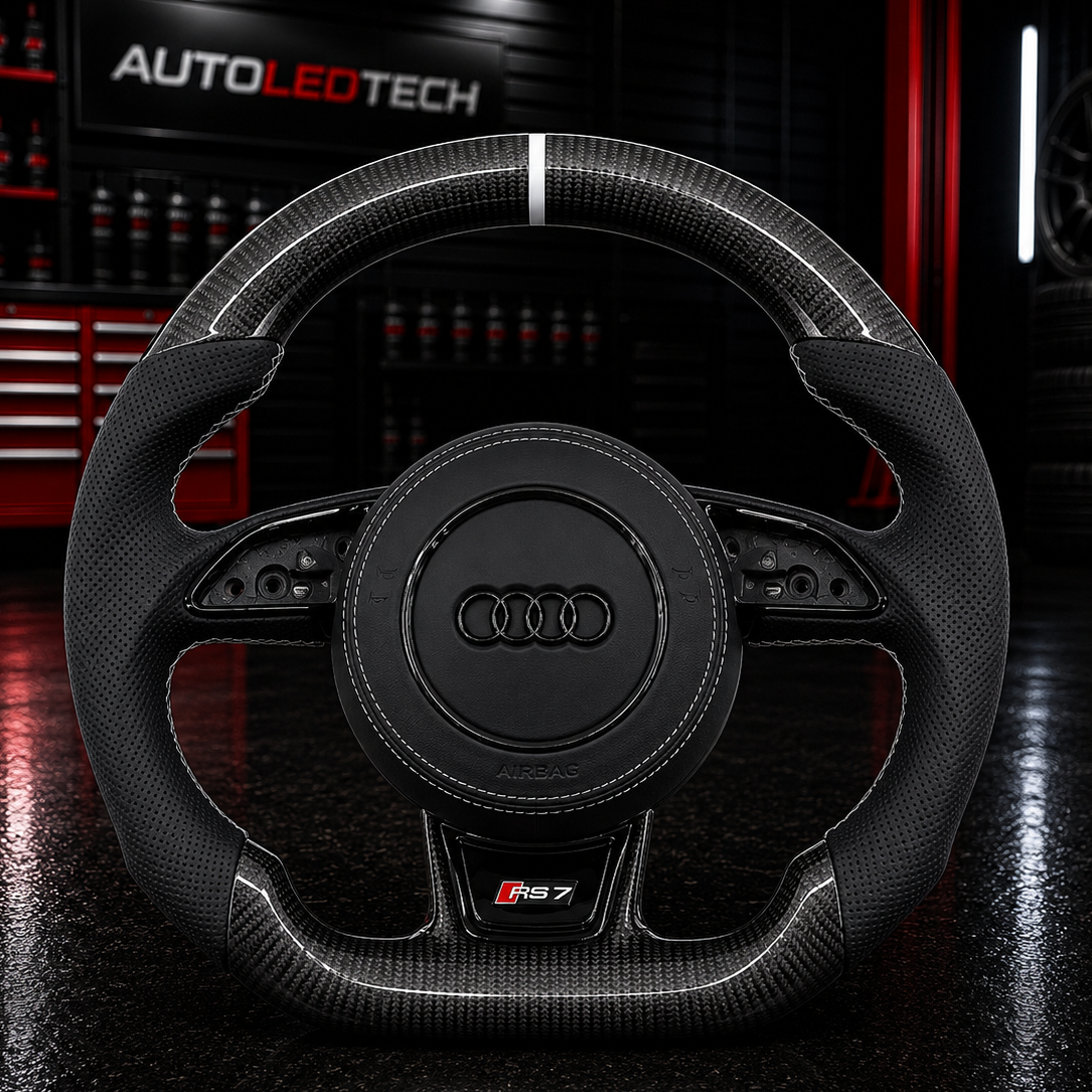 2012-2016 Audi B8.5 A3-A8 S3-S8 RS6 RS7 Custom Carbon Fiber Steering Wheel