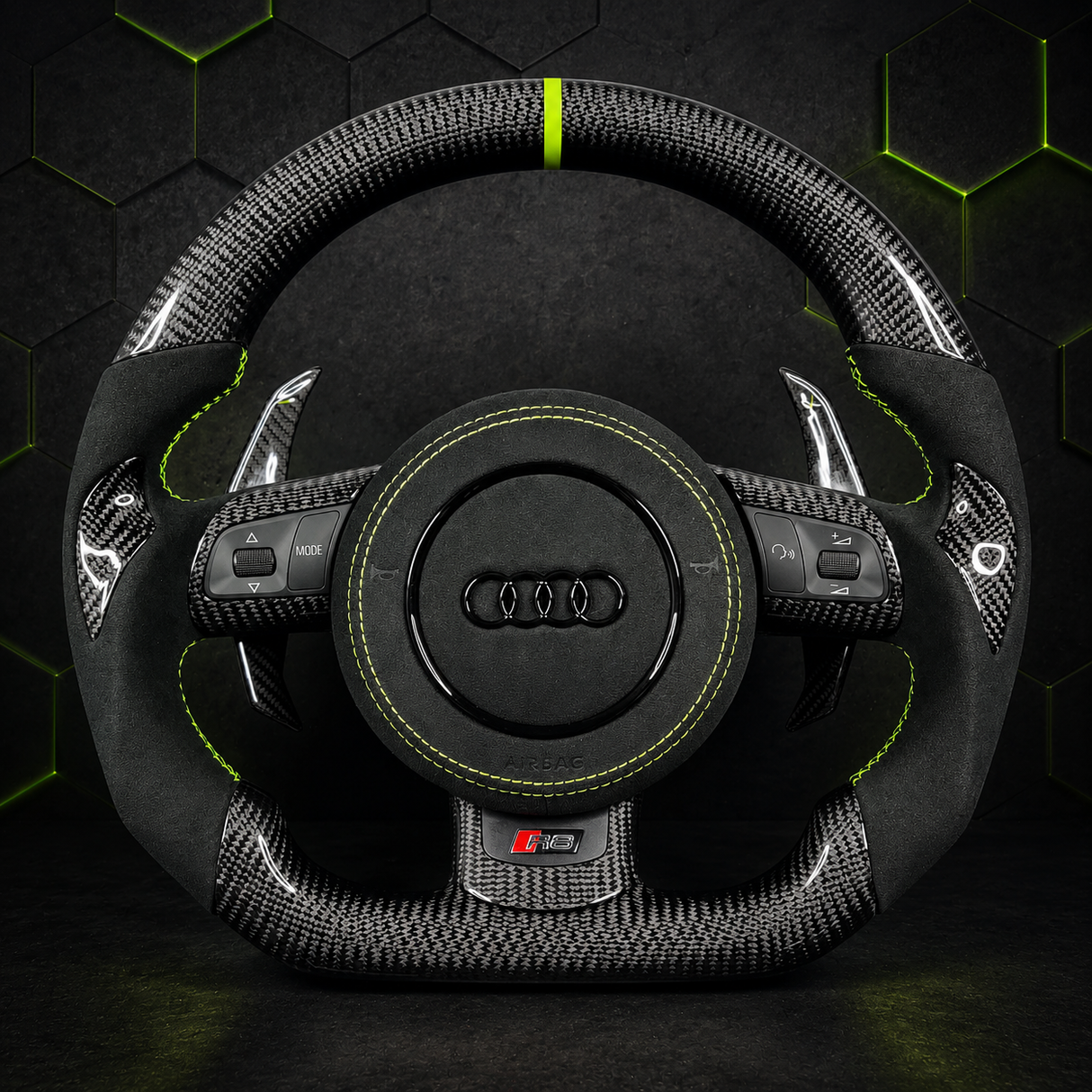 2006-2015 Audi R8/TT Custom Carbon Fiber Steering Wheel