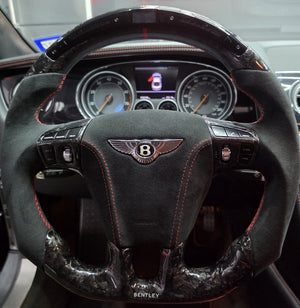 2012-2018 Bentley Continental GT Custom Carbon Fiber Steering Wheel