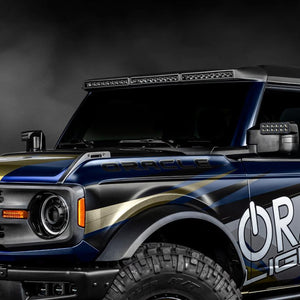 Close-up of ORACLE Roof LED Light Bar on Ford Bronco - AutoLEDTech.com