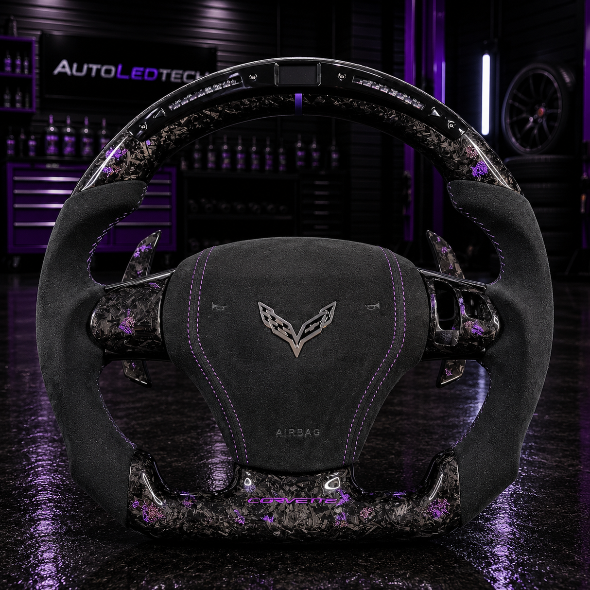 2006-2013 C6 Corvette Custom Carbon Fiber Steering Wheel