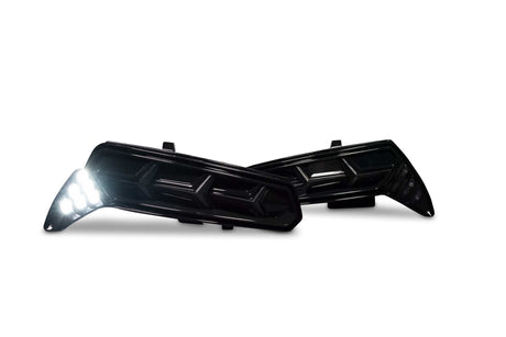 2014-2019 Chevrolet C7 Corvette LED DRL Projector Headlights - Aventador Style LED headlight kit AutoLEDTech Oracle Lighting Trendz Flow Series RGBHaloKits OneUpLighting Morimoto