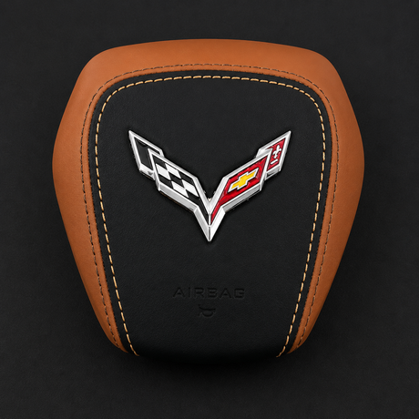 2020-2027+ Chevy C8 Corvette Custom Airbag Cover - AutoLEDTech.com