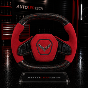 2020-2026+ Chevrolet C8 Corvette Custom Carbon Fiber Steering Wheel