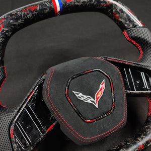 2020+ Chevrolet C8 Corvette Custom Carbon Fiber Steering Wheel