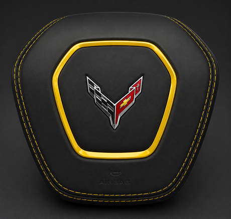 2020-2027+ Chevy C8 Corvette Custom Airbag Cover - AutoLEDTech.com