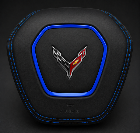 2020-2027+ Chevy C8 Corvette Custom Airbag Cover - AutoLEDTech.com