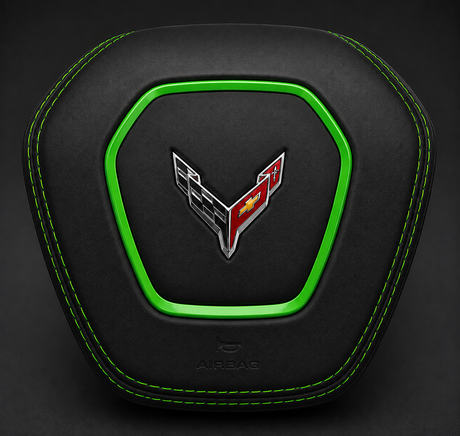 2020-2027+ Chevy C8 Corvette Custom Airbag Cover - AutoLEDTech.com