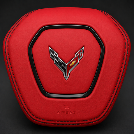 2020-2027+ Chevy C8 Corvette Custom Airbag Cover - AutoLEDTech.com