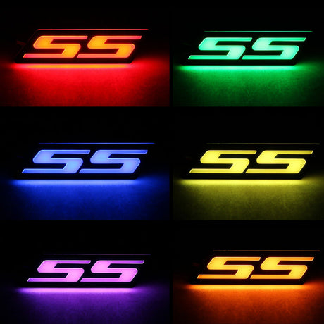 Camaro SS Flow Series LED Badge Emblem Logo - AutoLEDTech.com