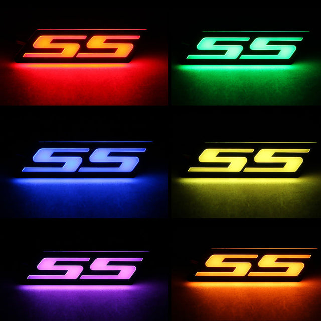 Camaro SS Flow Series LED Badge Emblem Logo - AutoLEDTech.com