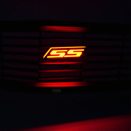 Camaro SS Flow Series LED Badge Emblem Logo - AutoLEDTech.com
