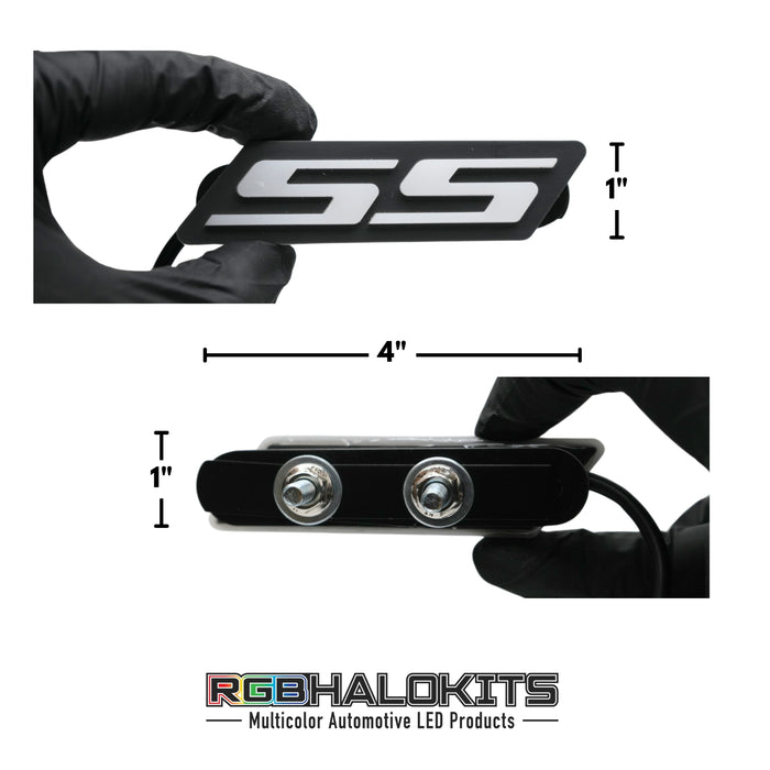 Camaro SS Flow Series LED Badge Emblem Logo - AutoLEDTech.com