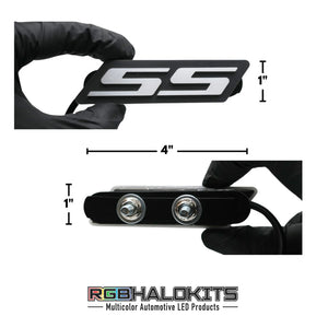 Camaro SS Flow Series LED Badge Emblem Logo - AutoLEDTech.com