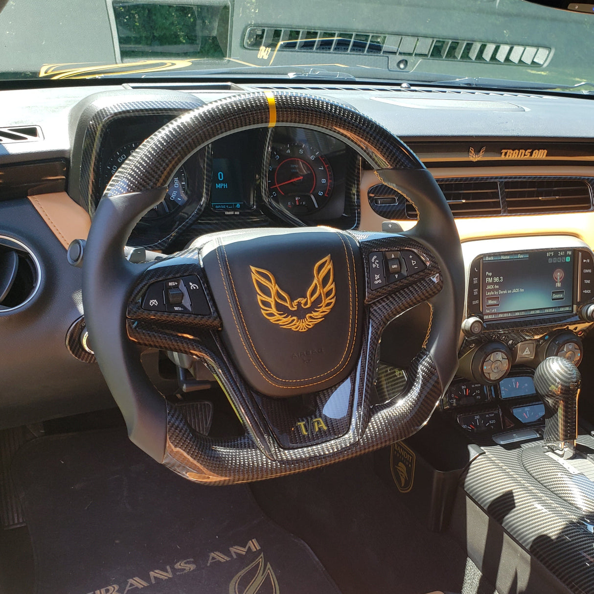 2012-2015 Chevrolet Camaro Custom Carbon Fiber Steering Wheel