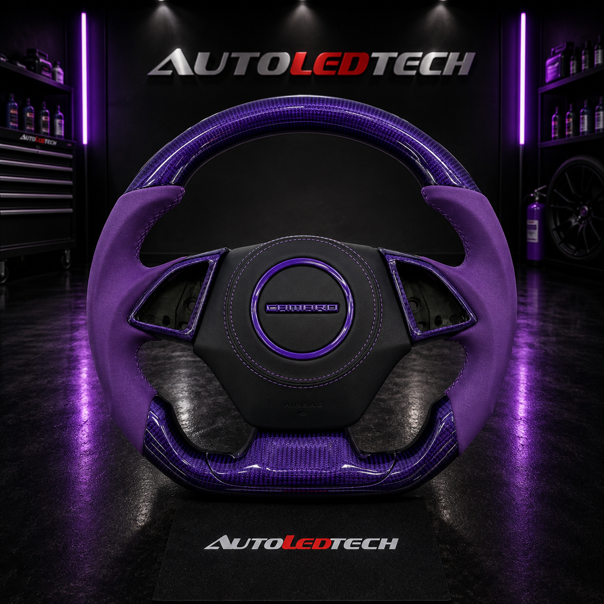 2016-2024 Chevrolet Gen 6 Camaro Custom Carbon Fiber Steering Wheel