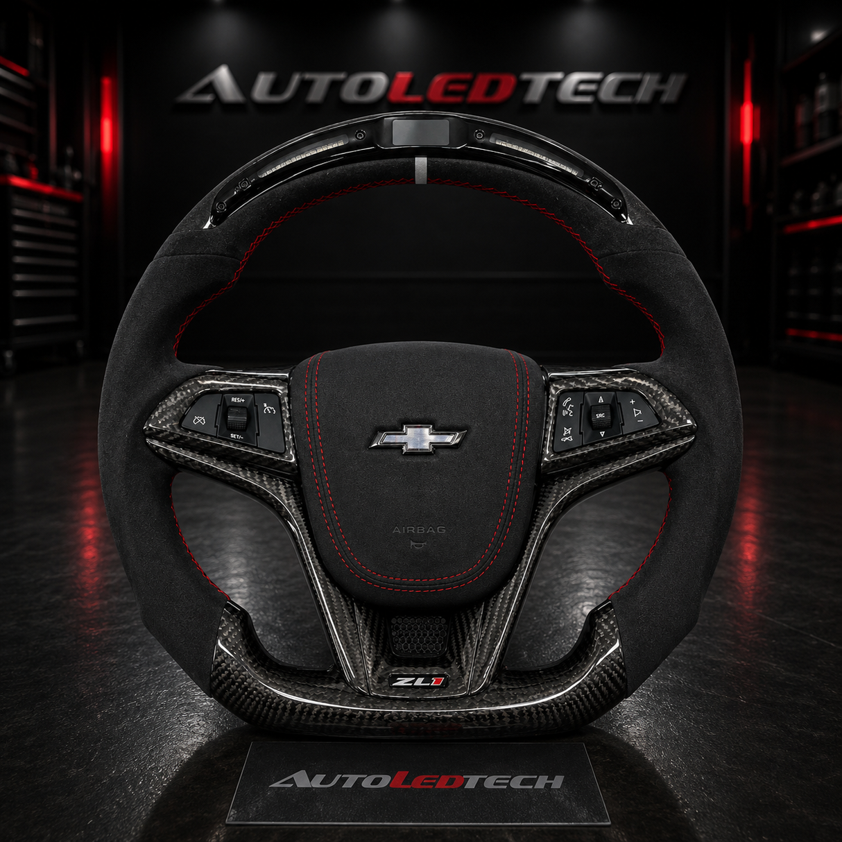 2012-2015 Chevrolet Camaro Custom Carbon Fiber Steering Wheel