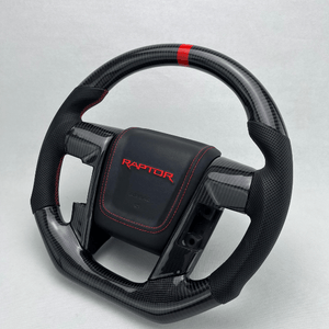 2009-2014 Ford Raptor & F150 Custom Carbon Fiber Steering Wheel w/ LED Display