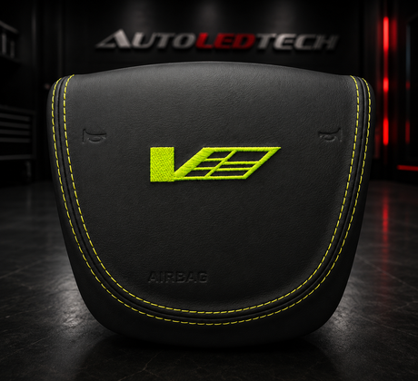 2008-2015 Cadillac V2 CTS/CTSV Custom Airbag Cover - AutoLEDTech.com