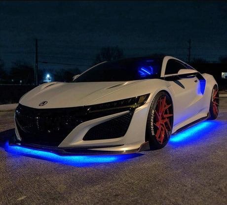 CUSTOM LENGTH 6-Piece Flexible Flow Series LED Underbody Lights Kit - AutoLEDTech.com