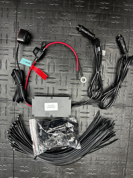CUSTOM LENGTH 6-Piece Flexible Flow Series LED Underbody Lights Kit - AutoLEDTech.com