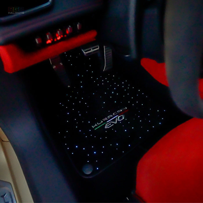 Dodge Charger Challenger Durango RGBW LED Starlight Floor Mats Lights Kit - AutoLEDTech.com
