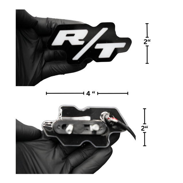 Dodge RT Flow Series LED Badge Emblem Logo - AutoLEDTech.com