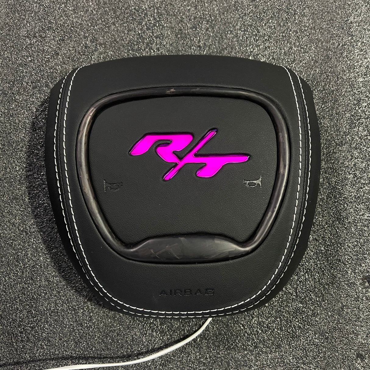Dodge RT RGB LED Custom Airbag Cover - AutoLEDTech.com