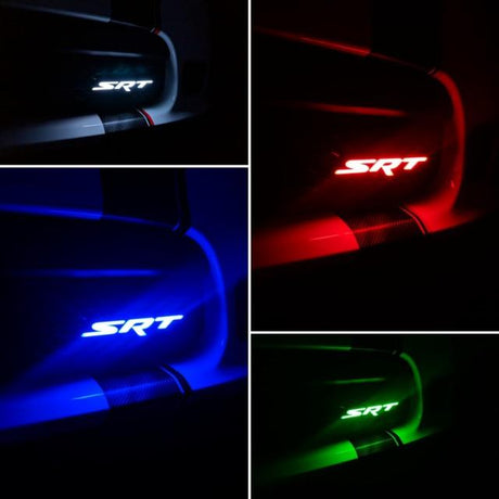 Dodge SRT RGBW Flow Series LED Badge Emblem Logo - AutoLEDTech.com