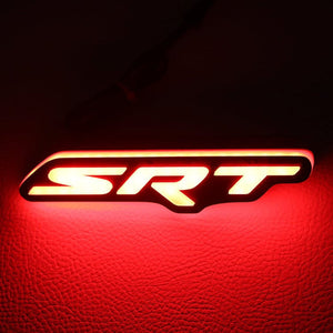 Dodge SRT RGBW Flow Series LED Badge Emblem Logo - AutoLEDTech.com