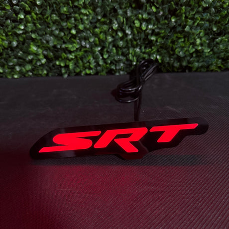 Dodge SRT RGBW Flow Series LED Badge Emblem Logo - AutoLEDTech.com
