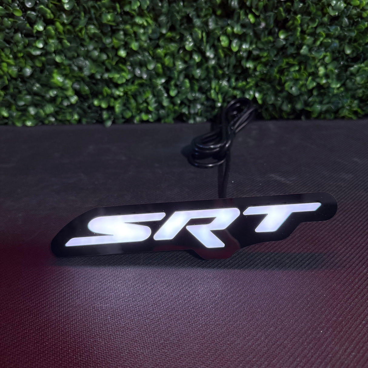 Dodge SRT RGBW Flow Series LED Badge Emblem Logo - AutoLEDTech.com