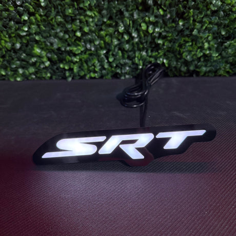 Dodge SRT RGBW Flow Series LED Badge Emblem Logo - AutoLEDTech.com