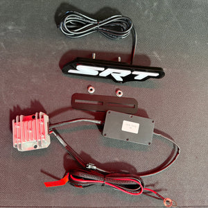 Dodge SRT RGBW Flow Series LED Badge Emblem Logo - AutoLEDTech.com