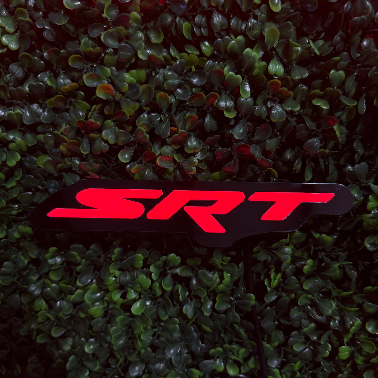 Dodge SRT RGBW Flow Series LED Badge Emblem Logo - AutoLEDTech.com