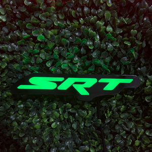 Dodge SRT RGBW Flow Series LED Badge Emblem Logo - AutoLEDTech.com