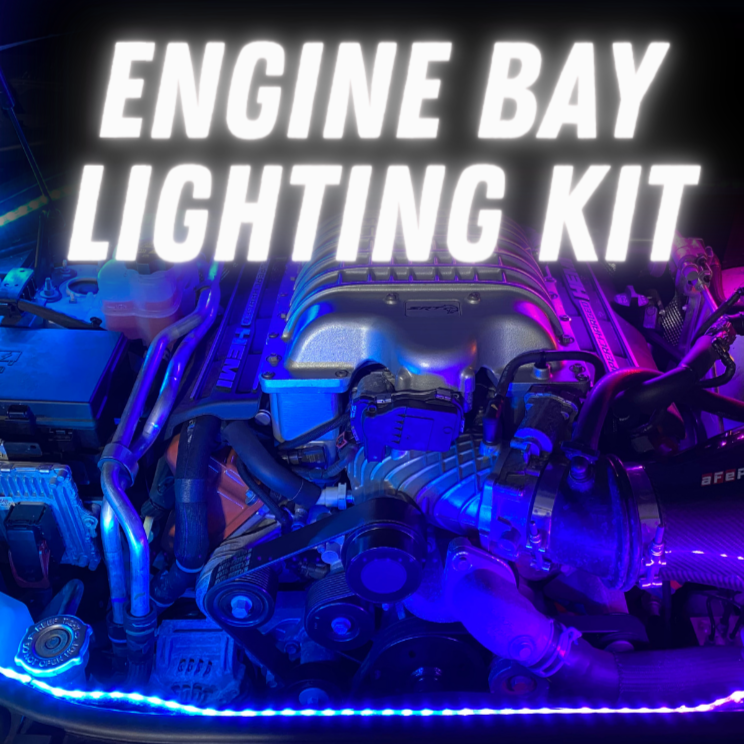 RGBW Flow Series Color-Changing LED Engine Bay Lighting Strips Kit