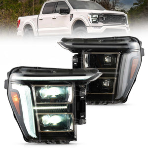 2021-2023 Ford F150 2024+ Style LED DRL Headlights
