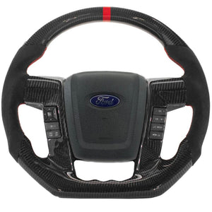 2009-2014 Ford Raptor & F150 Custom Carbon Fiber Steering Wheel w/ LED Display