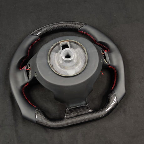Ferrari 458 488 F12 Custom Carbon Fiber LED Steering Wheel - AutoLEDTech.com