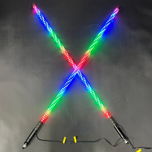 Flow Series Color-Chasing LED Flexible UTV Buggy Whip Lights - AutoLEDTech.com
