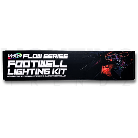 Flow Series RGB LED Interior Footwell Lighting Kit Plug & Play - AutoLEDTech.com