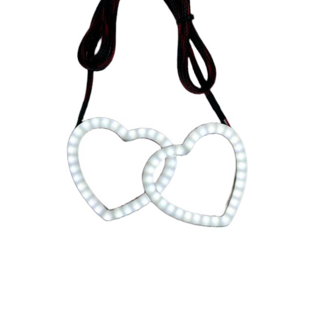 Flow Series RGBW LED Heart Shape Halos - AutoLEDTech.com