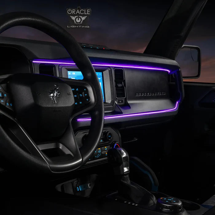 Ford Bronco Dynamic ColorSHIFT LED Interior Dash Board Kit - AutoLEDTech.com