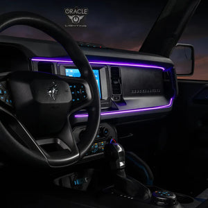 Ford Bronco Dynamic ColorSHIFT LED Interior Dash Board Kit - AutoLEDTech.com